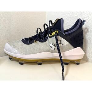 Under Armour Harper 8 Elite Tpu Baseball Cleats White Midnight Navy US M 11